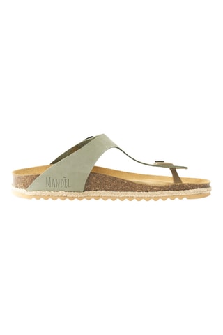 Chanclas de nobuk - Verde