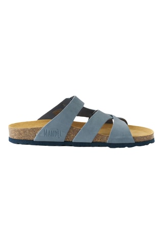 Sandalias de nobuk - Azul
