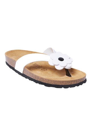 Chanclas con brillo - Blanco