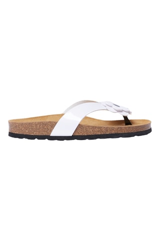 Chanclas con brillo - Blanco
