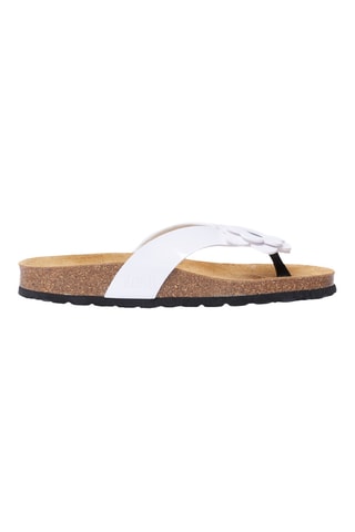 Chanclas con brillo - Blanco