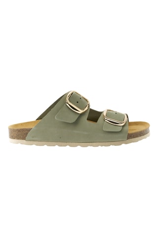 Sandalias de nobuk - Verde
