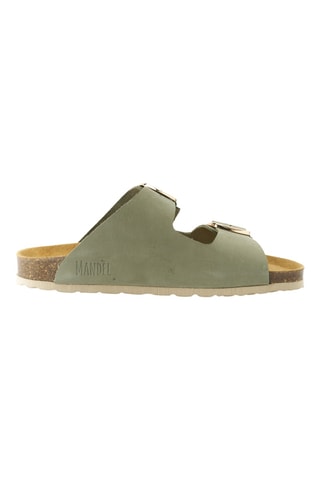 Sandalias de nobuk - Verde