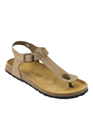 Sandalias de nobuk - Marrón