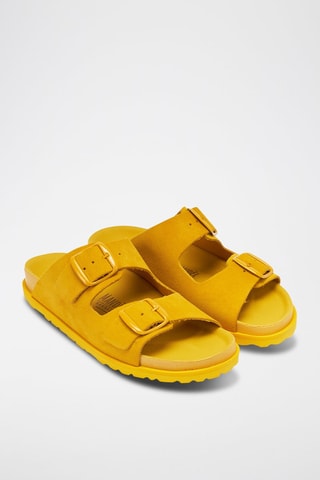 Sandalias de nobuk Ana - Amarillo