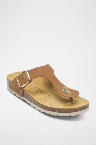 Chanclas Blanca - Marrón