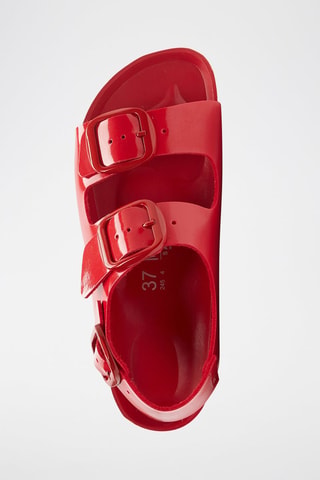 Sandalias con brillo Carlos - Rojo