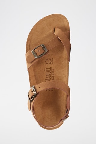 Sandalias de ecopiel Elisa - Marrón