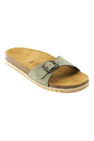 Sandalias de nobuk - Verde