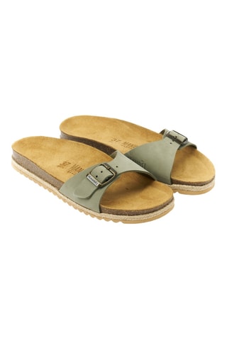 Sandalias de nobuk - Verde