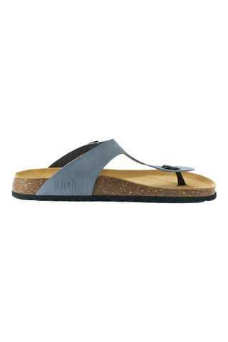 Chanclas de nobuk - Azul