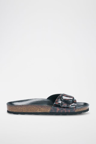 Sandalias Agata - Negro y marrón