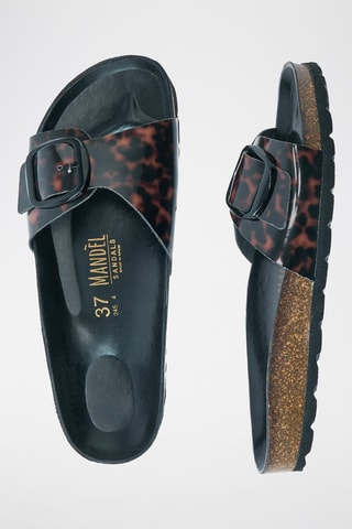 Sandalias Agata - Negro y marrón