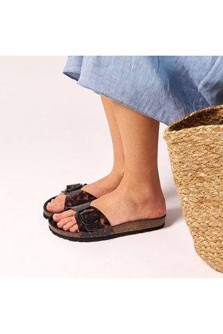 Sandalias Agata - Negro y marrón