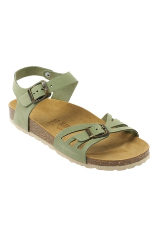 Sandalias de nobuk - Verde