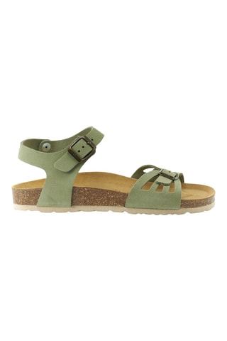 Sandalias de nobuk - Verde