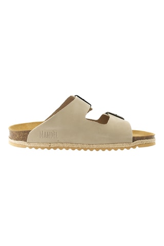Sandalias de nobuk - Beige