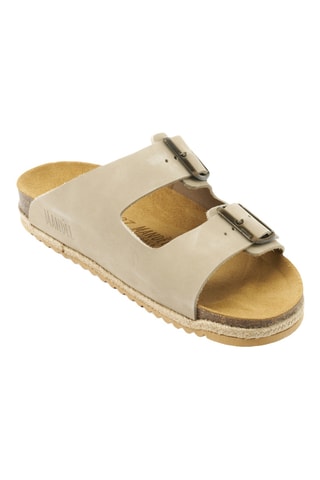 Sandalias de nobuk - Beige