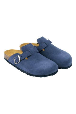 Zuecos de nobuk - Gris