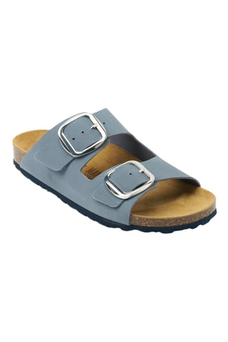 Sandalias de nobuk - Azul