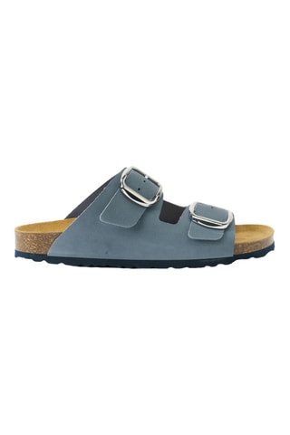 Sandalias de nobuk - Azul