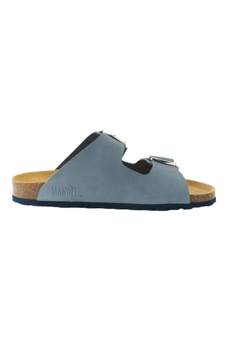 Sandalias de nobuk - Azul