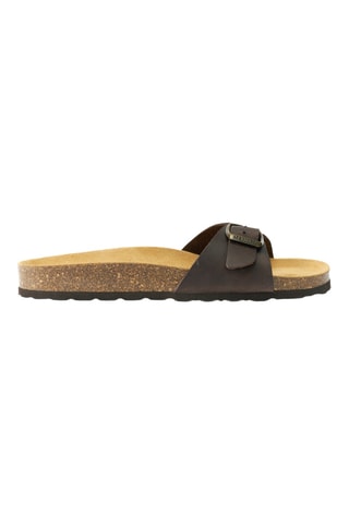 Sandalias de piel - Marrón oscuro