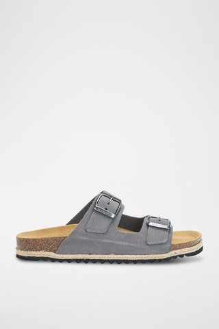 Sandalias de nobuk Alberto - Gris