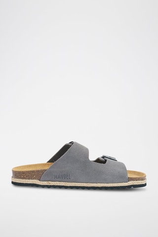 Sandalias de nobuk Alberto - Gris