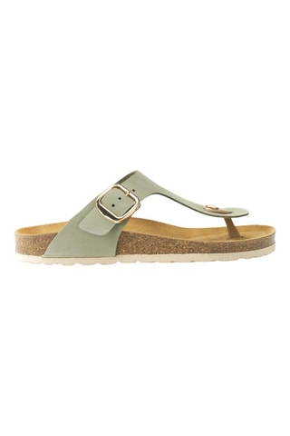 Chanclas de nobuk - Verde