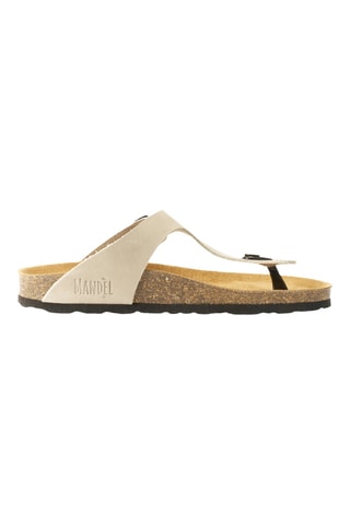 Chanclas de nobuk - Beige