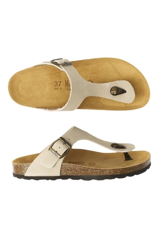 Chanclas de nobuk - Beige