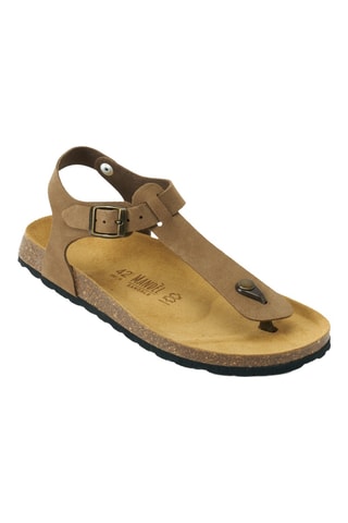 Sandalias de nobuk - Marrón