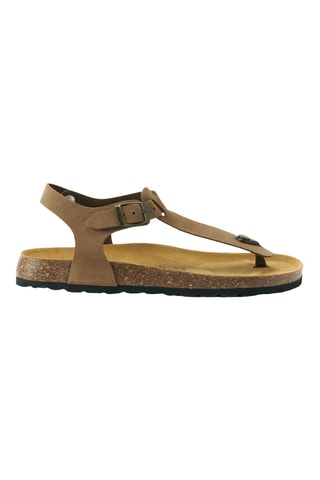 Sandalias de nobuk - Marrón