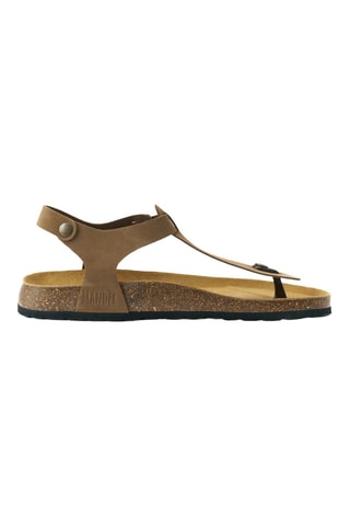 Sandalias de nobuk - Marrón
