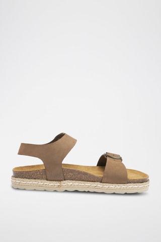 Sandalias de nobuk Ines - Marrón