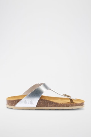 Chanclas Blanca - Plateado