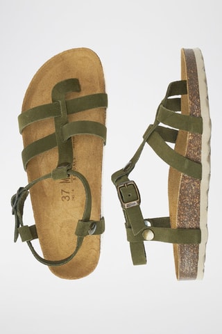 Sandalias de nobuk Nina - Verde