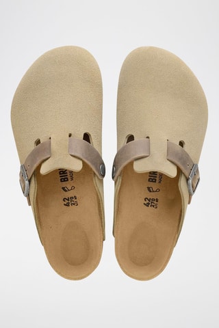 Chaussons en cuir - Beige