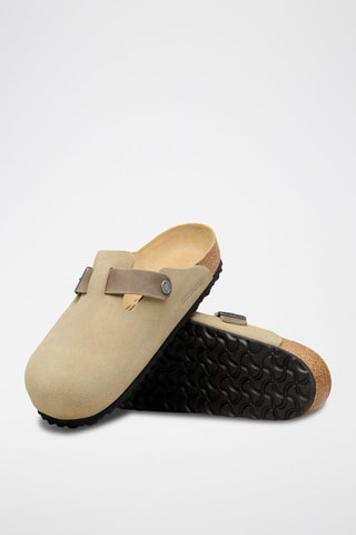 Chaussons en cuir - Beige
