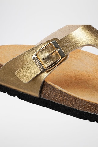 Sandales Nicole - Doré et marron - Scholl