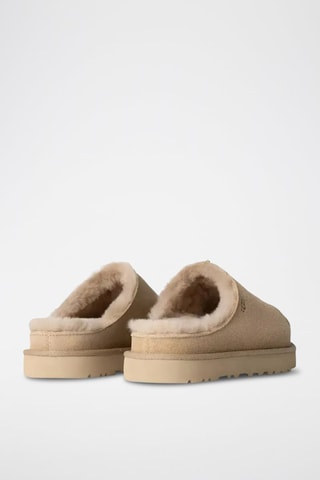Mules fourrées Greenport en cuir de mouton - Sable