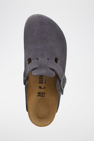 Sabots en nubuck Boston - Gris foncé