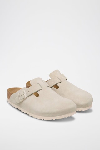 Sabots en nubuck - Gris