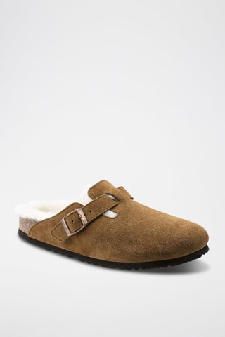 Sabots en nubuck - Marron