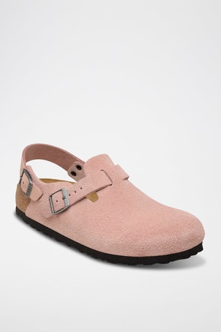 Sabots en cuir Tokio - Rose