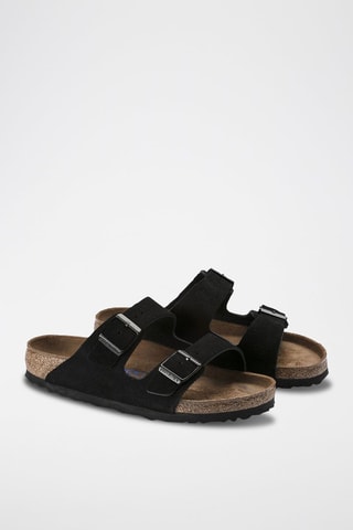 Mules en nubuck Arizona - Noir