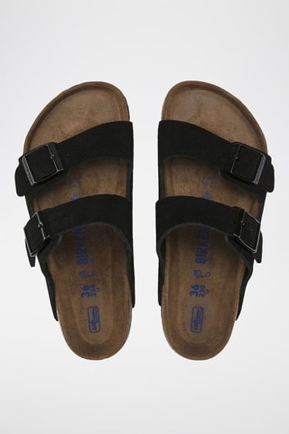 Mules en nubuck Arizona - Noir