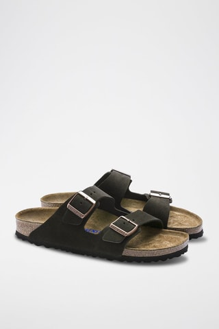 Mules en nubuck Arizona - Noir