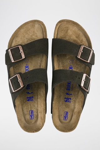 Mules en nubuck Arizona - Noir